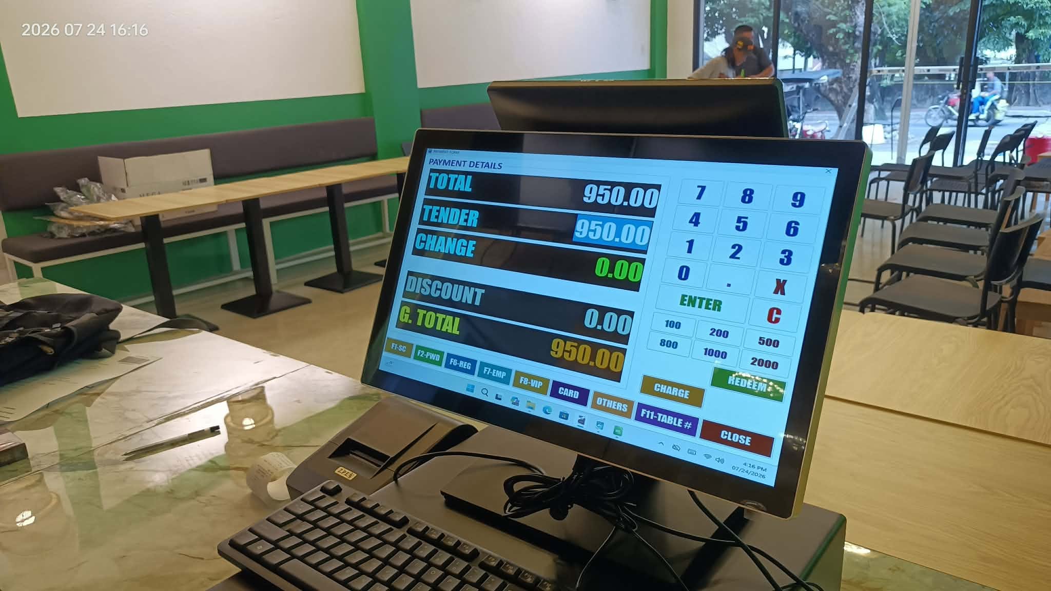 Casual Dining Restaurant — ZANK POS installation