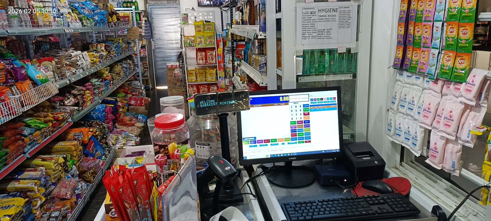 Gab&Kent Minimart — ZANK POS installation
