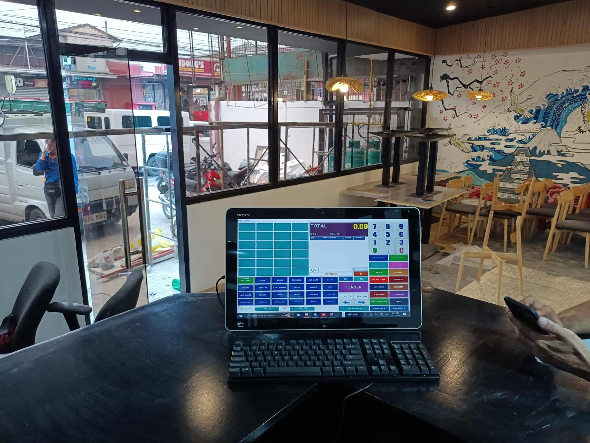 Japanese Dining Restaurant — ZANK POS installation