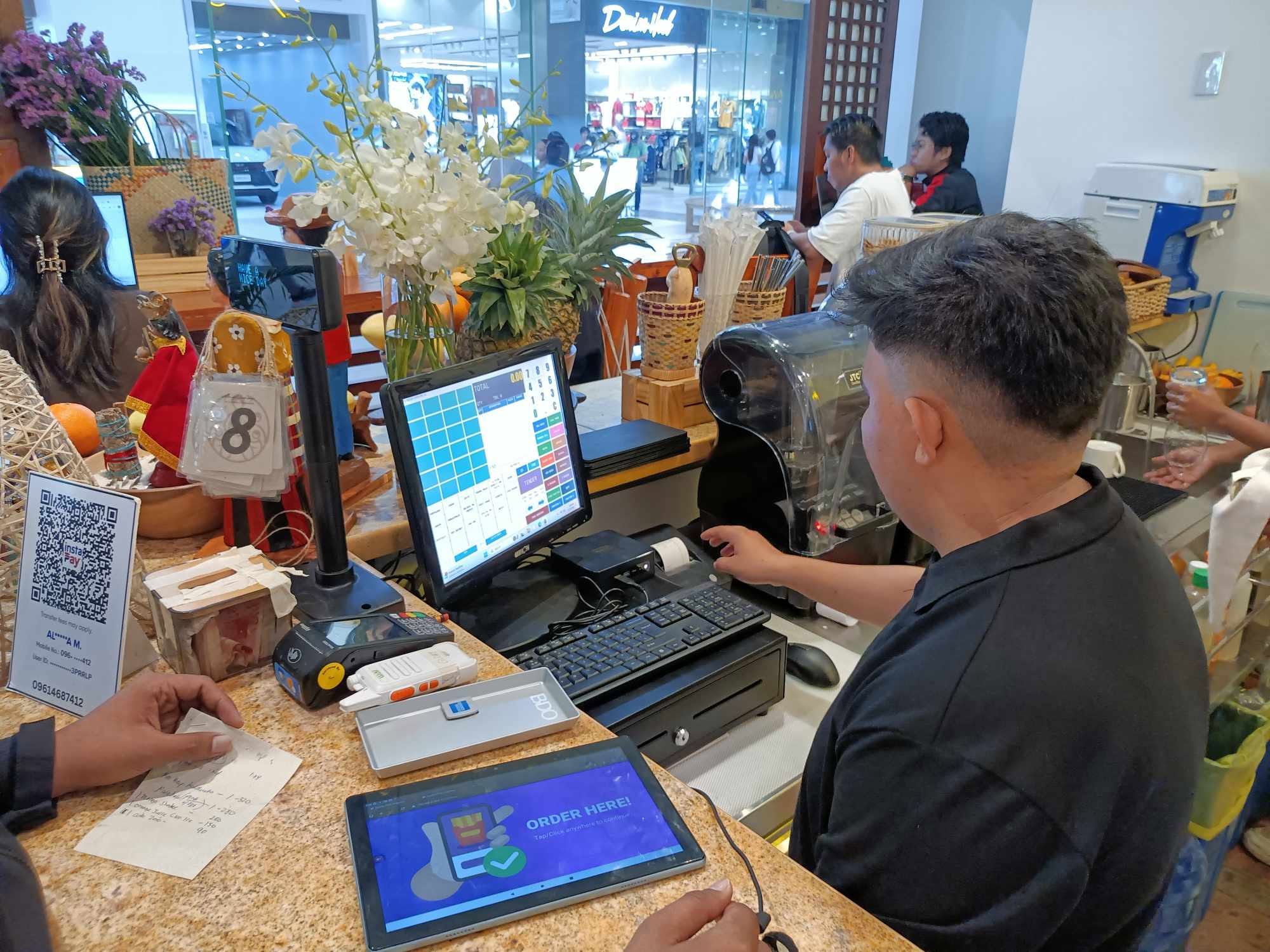 Mall Beverage & Coffee Kiosk — ZANK POS installation