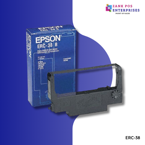 EPSON ERC-38 Black Ink Ribbon Cartridges (1 Box / 10 Pcs)